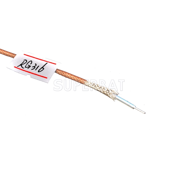 thumbnail image 2 of 30 Feet RG316 Coaxial Cable – Bare Ends, No Connectors, Perfect For Custom RF Projects 2 of 5