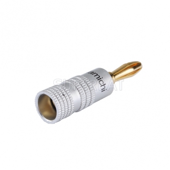 Banana Speaker Plug Audio Cable Connector High Quality Gold Plat