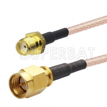 SMA Male to SMA Female Cable Using RG316 Coax