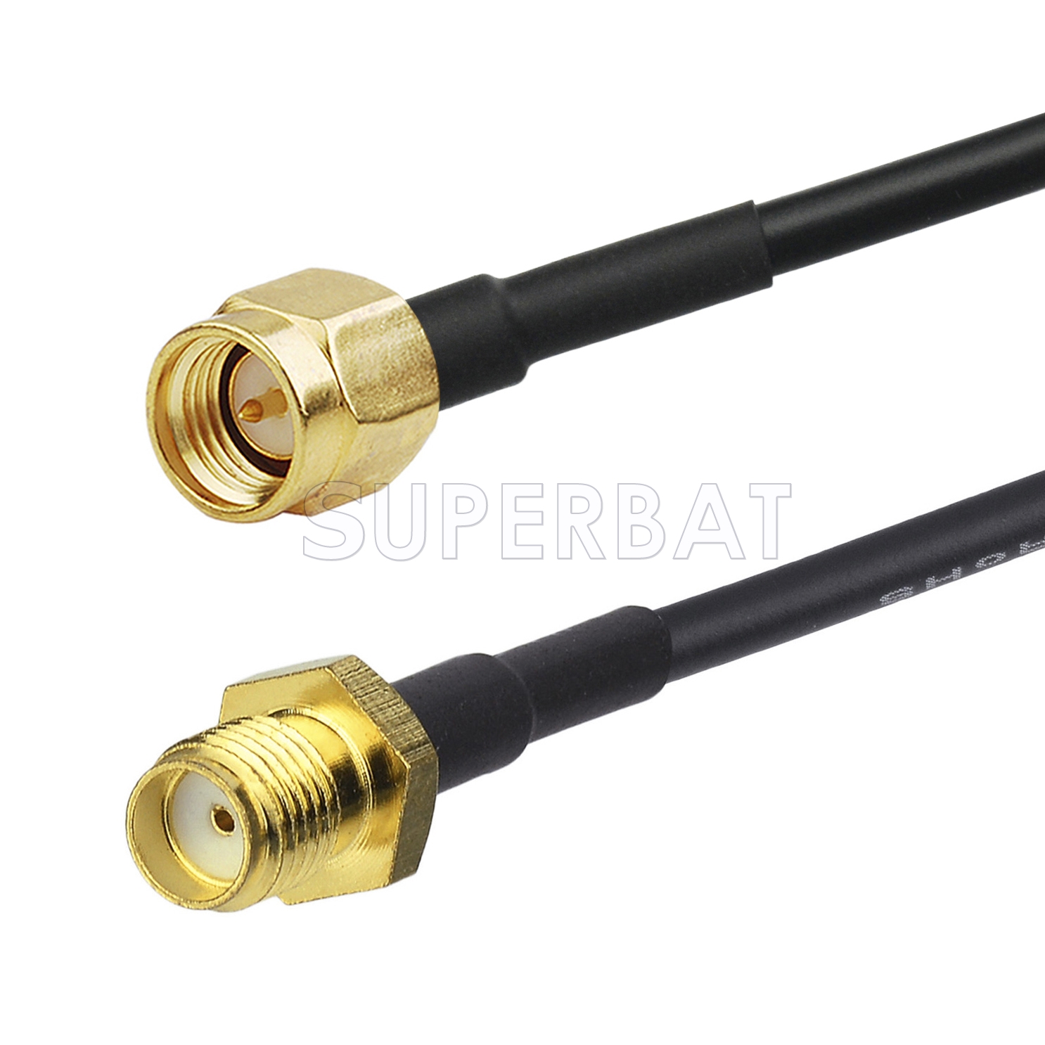 Nisaea 65FT SMA Antenna Adapter Male to Female with Connecting Line 20 Meters RG58 Coaxial Cable SMA Male to SMA Female Car Radio Video Antenna Extension Coax Cable Pure Copper 
