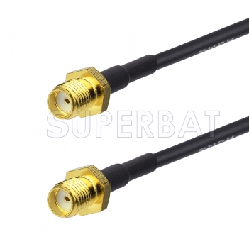 SMA Female to SMA Female Cable Using RG58 Coax