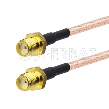 SMA Female to SMA Female Cable Using RG142 Coax