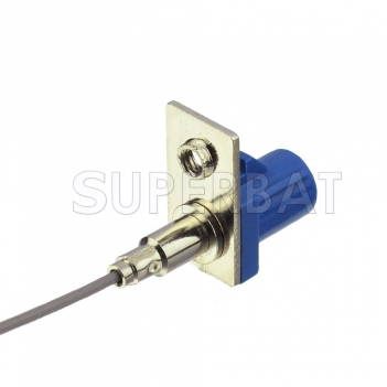 IPX / u.fl to Fakra Plug "C" Pigtail,50 Ohm, Cable 1.13mm for GPS GSM Wireless