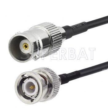 BNC Male to BNC Female Cable Using RG58 Coax