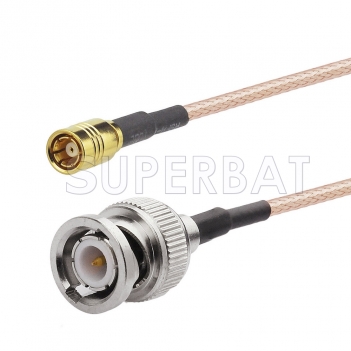 SMB Plug to BNC Male Cable Using RG316 Coax