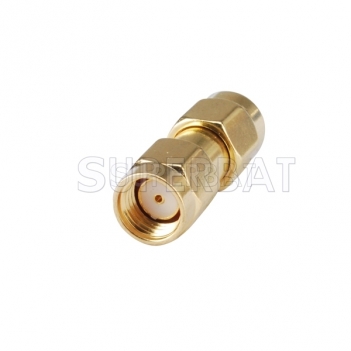 SMA Plug Male to RP SMA Plug Female Adapter Straight