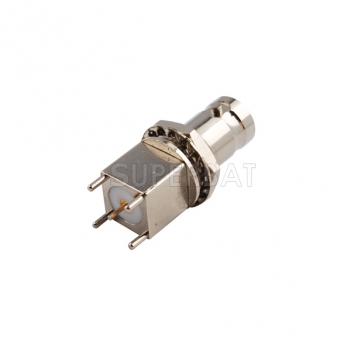 BNC Jack Female Connector Straight Bulkhead Solder