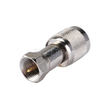 F Plug Male to TNC Plug Male Adapter Straight