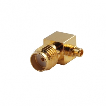 MMCX Plug Male to SMA Jack Female Adapter Right Angle