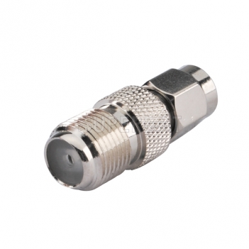 F Jack Female to SMA Plug Male Adapter Straight