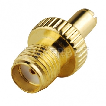 Gold-plated SMA Jack Female to S-197(TS9) Plug Male Adapter Straight for USB 4G LTE Modem Router