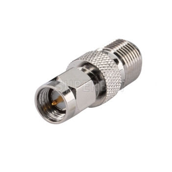 F Jack Female to SMA Plug Male Adapter Straight