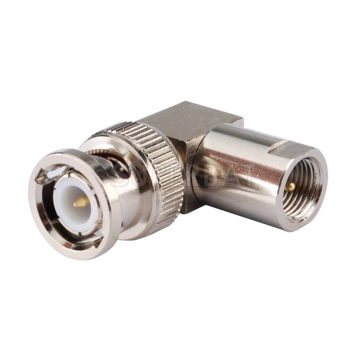 BNC Plug Male to FME Plug Male Adapter Right Angle