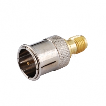 F Plug Male to SMA Jack Female Adapter Straight