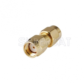 Superbat RP-SMA male to male plug both female pin connector RF Adapter straight