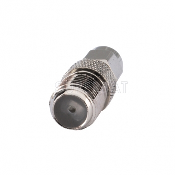 F Jack Female to SMA Plug Male Adapter Straight