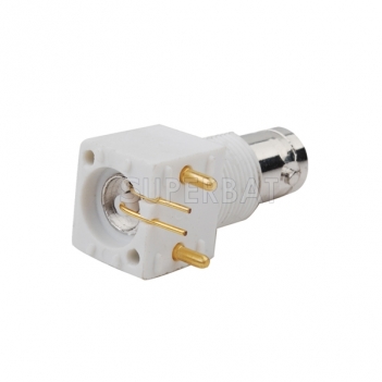 BNC Jack Female Connector Right Angle Solder