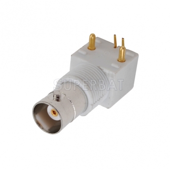 BNC Jack Female Connector Right Angle Solder