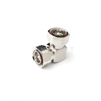 7/16 Plug Male to 7/16 Plug Male Adapter Right Angle