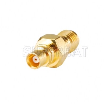 MCX Jack Female to SMA Jack Female Adapter Straight