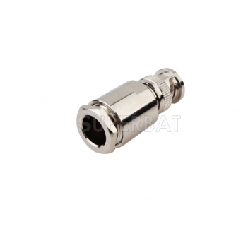 BNC Plug Male Connector Straight Clamp LMR-400