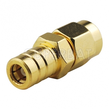 Superbat SMA-SMB adapter SMA Plug Male to SMB Plug Male ST gold-pleated adapter connector