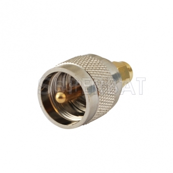 SMA Plug Male to UHF Plug Male Adapter Straight