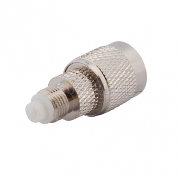 FME Jack Female to TNC Plug Male Adapter Straight for Wireless Antenna,Cell Phone Booster