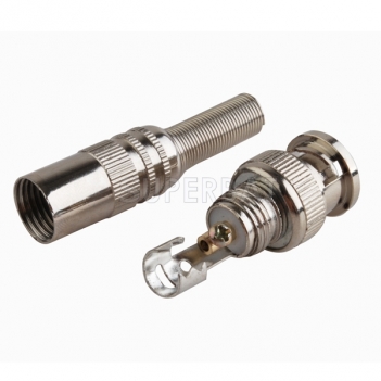 BNC Plug Male Connector Straight Solder RG58