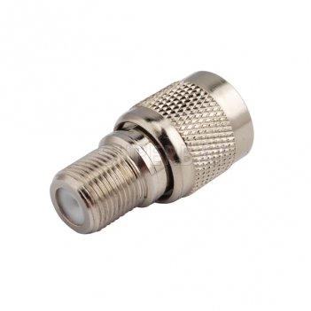 F Jack Female to TNC Plug Male Adapter Straight