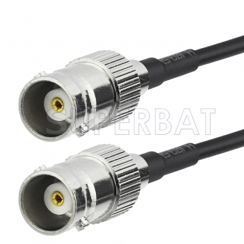 BNC Female to BNC Female Cable Using RG174 Coax