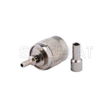 50 ohm Reverse Polarity TNC Male Crimp RG316 RG174 Connector