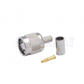 RP TNC Plug Female Connector Straight Crimp LMR-195