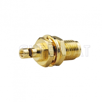 SMA Female Jack Bulkhead Solder Straight Connector for 1.37mm Cable