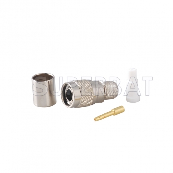 RP TNC Plug Female Connector Straight Crimp LMR-400