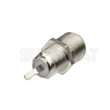 F Jack Female Connector Straight Solder