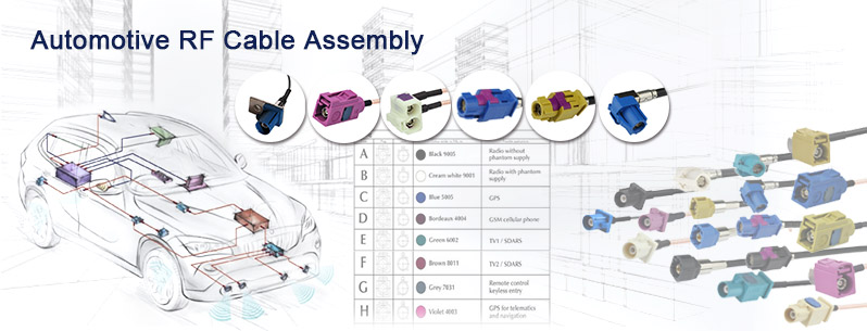 Fakra cable assembly HSD cable Assembly