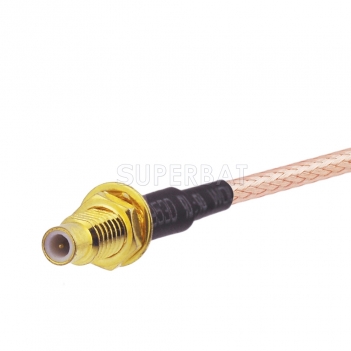 Micro coaxial cable assembly,rf pigtail cable with SMC female connector