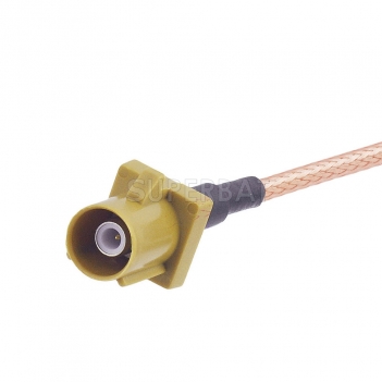 Custom RF Cable Assembly FAKRA Plug Straight pigtail cable Using RG316 RG174 LMR100 Coax