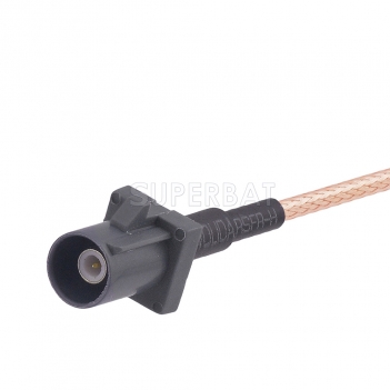 Custom RF Cable Assembly FAKRA Plug Straight pigtail cable Using RG316 RG174 LMR100 Coax