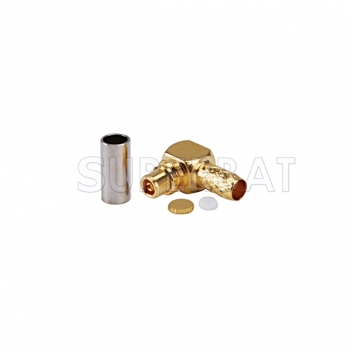 Custom RF Cable Assembly RP-MMCX Plug Right Angle pigtail cable Using RG316 RG174 LMR100 Coax