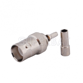 RP BNC straight Jack Female Connector For RG316 Cable