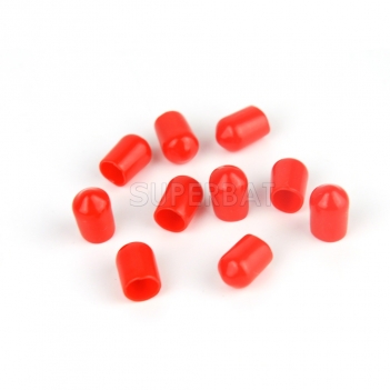 100PCS Plastic Covers Dust Cap Red for SMA Jack Female Connector