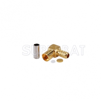 MMCX Jack right angle to crimp RG174 RG316 gold plated connector adapters cheaper price