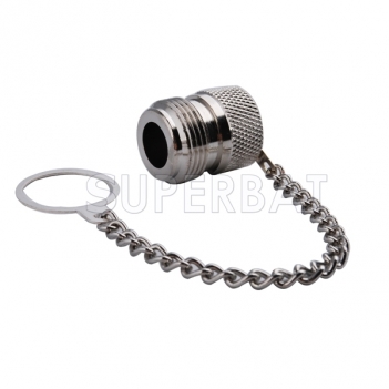 Dust Cap for N-Type Plug Male RF Connector with ring chain