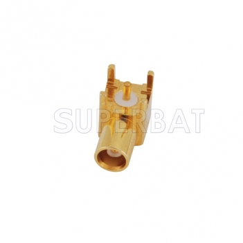 MCX Jack Female Connector Right Angle Solder