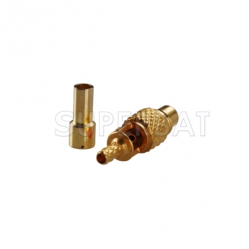 MMCX Plug Male Connector Straight Solder 1.13mm