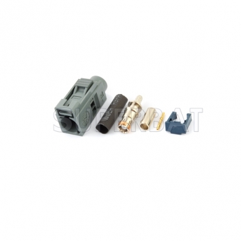 Superbat Fakra Series SMB Jack Female A/B/C/D/E/G/K/Z crimp connector For RG174 cable