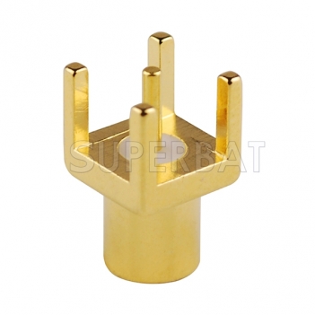 MCX Jack Female Connector Straight Solder