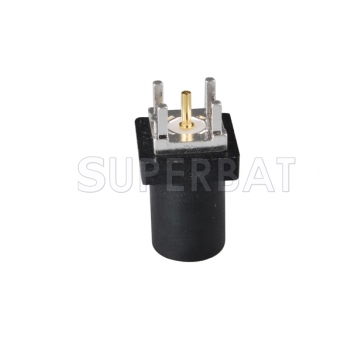 Black FAKRA A Plug Male Straight PCB Connector